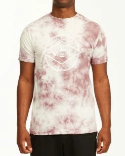 BILLABONG Tie Dye Rotor Arch Short Sleeve Tee MINT