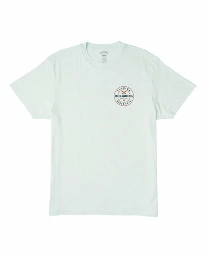 BILLABONG Basis Florida Short Sleeve T-Shirt SEAGLASS 5 BILLABONG Basis Florida Short Sleeve T-Shirt SEAGLASS - Image 5