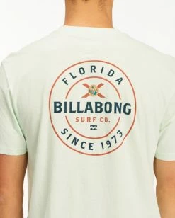 BILLABONG Basis Florida Short Sleeve T-Shirt SEAGLASS 9 BILLABONG Basis Florida Short Sleeve T-Shirt SEAGLASS -Mens Accessories Sales 2022 abyzt00769 billabongw sgl dtl1 1