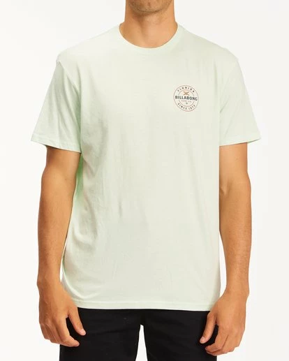 BILLABONG Basis Florida Short Sleeve T-Shirt SEAGLASS 1 BILLABONG Basis Florida Short Sleeve T-Shirt SEAGLASS