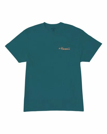 BILLABONG Maui Hawaii Short Sleeve T-Shirt DEEP SEA 5 BILLABONG Maui Hawaii Short Sleeve T-Shirt DEEP SEA - Image 5