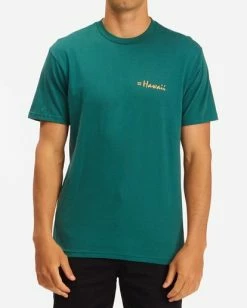 BILLABONG Maui Hawaii Short Sleeve T-Shirt DEEP SEA