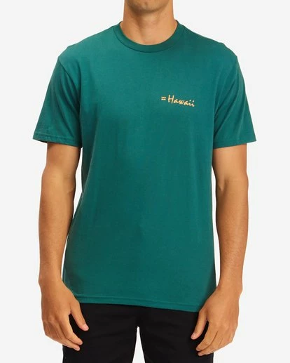 BILLABONG Maui Hawaii Short Sleeve T-Shirt DEEP SEA 1 BILLABONG Maui Hawaii Short Sleeve T-Shirt DEEP SEA