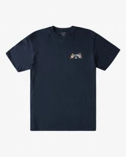 BILLABONG Arch Short Sleeve T-Shirt BLACK -Mens Accessories Sales 2022 abyzt00789 billabongv nvy frt1