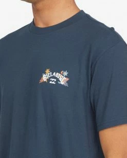 BILLABONG Arch Short Sleeve T-Shirt BLACK -Mens Accessories Sales 2022 abyzt00789 billabongw nvy dtl2