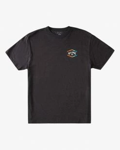 BILLABONG Entry Arch Short Sleeve T-Shirt BLACK HEATHER