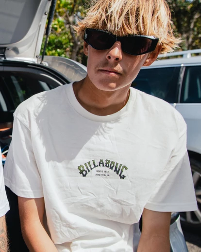 BILLABONG Bong Short Sleeve T-Shirt OFF WHITE 1 BILLABONG Bong Short Sleeve T-Shirt OFF WHITE