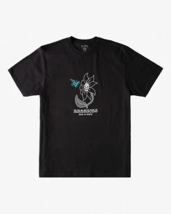 BILLABONG Rise & Shine Short Sleeve T-Shirt BLACK 16 BILLABONG Rise & Shine Short Sleeve T-Shirt BLACK -Mens Accessories Sales 2022 abyzt00802 billabongf blk frt1 1