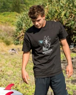 BILLABONG Rise & Shine Short Sleeve T-Shirt BLACK