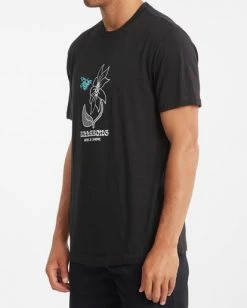 BILLABONG Rise & Shine Short Sleeve T-Shirt BLACK 11 BILLABONG Rise & Shine Short Sleeve T-Shirt BLACK -Mens Accessories Sales 2022 abyzt00802 billabongw blk sd1 1
