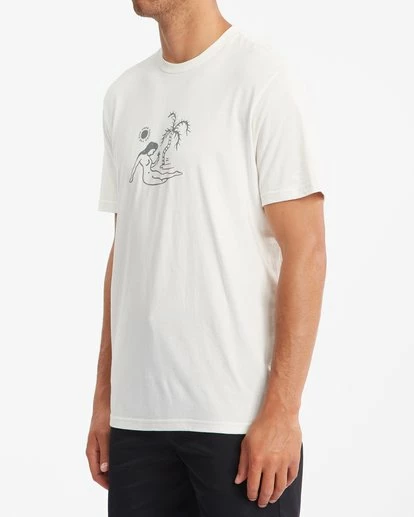 BILLABONG Sun Worshiper Short Sleeve T-Shirt OFF WHITE 2 BILLABONG Sun Worshiper Short Sleeve T-Shirt OFF WHITE - Image 2