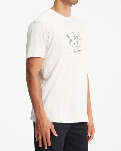 BILLABONG Sun Worshiper Short Sleeve T-Shirt OFF WHITE 3 BILLABONG Sun Worshiper Short Sleeve T-Shirt OFF WHITE - Image 3