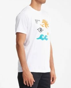 BILLABONG Calder Short Sleeve T-Shirt WHITE -Mens Accessories Sales 2022 abyzt00805 billabongw wht sd2 1