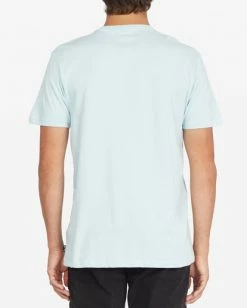 BILLABONG Halfrack Stripe Pocket T-Shirt COASTAL BLUE -Mens Accessories Sales 2022 abyzt00809 billabongw cbu bck1