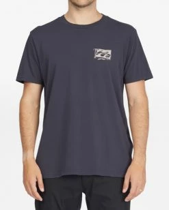 BILLABONG Progression Wave Washed Short Sleeve T-Shirt WASHED BLACK