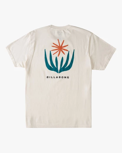 BILLABONG Bloom Wave Washed Short Sleeve T-Shirt OFF WHITE 9 BILLABONG Bloom Wave Washed Short Sleeve T-Shirt OFF WHITE - Image 9
