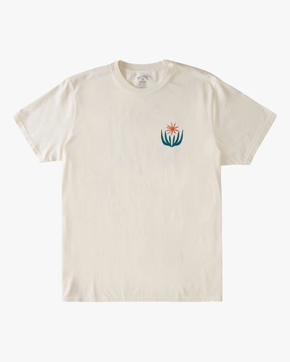 BILLABONG Bloom Wave Washed Short Sleeve T-Shirt OFF WHITE 8 BILLABONG Bloom Wave Washed Short Sleeve T-Shirt OFF WHITE - Image 8