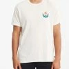BILLABONG Bloom Wave Washed Short Sleeve T-Shirt OFF WHITE