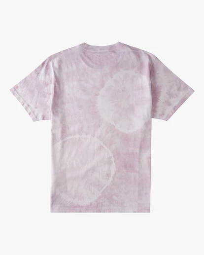 BILLABONG Arch Patch Tie-Dye Short Sleeve T-Shirt LIGHT LAVENDER 7 BILLABONG Arch Patch Tie-Dye Short Sleeve T-Shirt LIGHT LAVENDER - Image 7