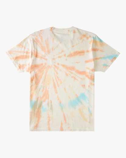 BILLABONG Sunshine Tie-Dye Short Sleeve T-Shirt OFF WHITE 9 BILLABONG Sunshine Tie-Dye Short Sleeve T-Shirt OFF WHITE - Image 9