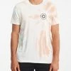 BILLABONG Sunshine Tie-Dye Short Sleeve T-Shirt OFF WHITE