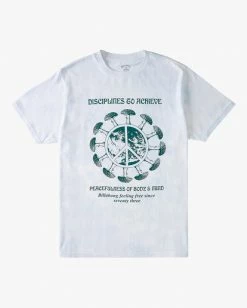 BILLABONG Body And Mind Tie-Dye Short Sleeve T-Shirt WHITE 14 BILLABONG Body And Mind Tie-Dye Short Sleeve T-Shirt WHITE -Mens Accessories Sales 2022 abyzt00822 billabongv wht frt1 1