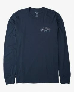 BILLABONG Arch Fill Long Sleeve T-Shirt NAVY 14 BILLABONG Arch Fill Long Sleeve T-Shirt NAVY -Mens Accessories Sales 2022 abyzt00823 billabongv nvy frt1 1