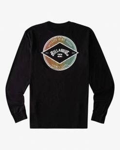 BILLABONG Rotor Arch Long Sleeve T-Shirt COASTAL BLUE -Mens Accessories Sales 2022 abyzt00824 billabongf blk bck1 1