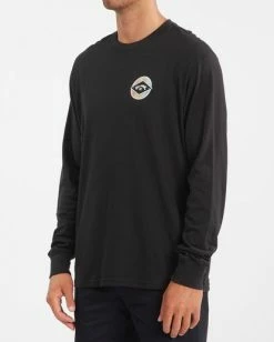 BILLABONG Rotor Arch Long Sleeve T-Shirt COASTAL BLUE -Mens Accessories Sales 2022 abyzt00824 billabongw blk sd1 1