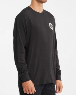 BILLABONG Rotor Arch Long Sleeve T-Shirt COASTAL BLUE -Mens Accessories Sales 2022 abyzt00824 billabongw blk sd2 1