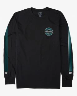BILLABONG Artic Long Sleeve T-Shirt BRICK -Mens Accessories Sales 2022 abyzt00826 billabongf blk frt1 1