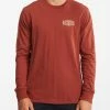 BILLABONG Artic Long Sleeve T-Shirt BRICK