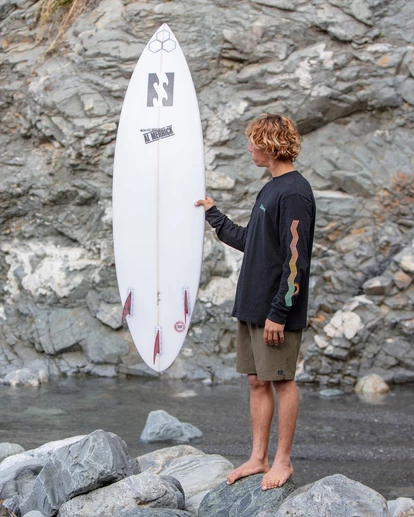 BILLABONG Plants Long Sleeve T-Shirt WHITE 1 BILLABONG Plants Long Sleeve T-Shirt WHITE