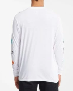 BILLABONG Plants Long Sleeve T-Shirt WHITE 12 BILLABONG Plants Long Sleeve T-Shirt WHITE -Mens Accessories Sales 2022 abyzt00829 billabongw wht bck1 1
