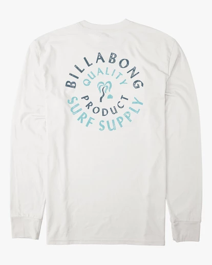 BILLABONG Abrade Wave Washed Long Sleeve T-Shirt OFF WHITE 9 BILLABONG Abrade Wave Washed Long Sleeve T-Shirt OFF WHITE - Image 9