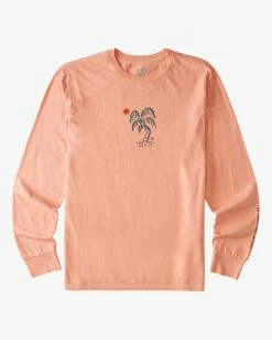 BILLABONG La Palma Wave Washed Long Sleeve T-Shirt WASHED BLACK -Mens Accessories Sales 2022 abyzt00833 billabongv lpc frt1 1