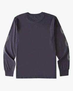 BILLABONG Dark Arch Wave Washed Long Sleeve T-Shirt WASHED BLACK -Mens Accessories Sales 2022 abyzt00834 billabongf waa bck1 1