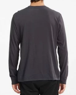 BILLABONG Dark Arch Wave Washed Long Sleeve T-Shirt WASHED BLACK -Mens Accessories Sales 2022 abyzt00834 billabongw waa bck1 1