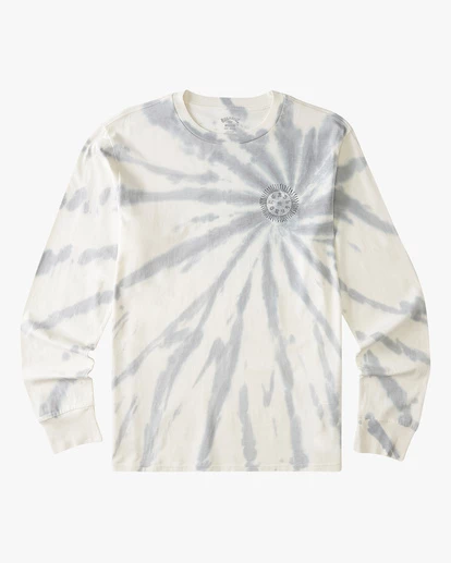 BILLABONG Old World Tie-Dye Long Sleeve T-Shirt OFF WHITE 8 BILLABONG Old World Tie-Dye Long Sleeve T-Shirt OFF WHITE - Image 8