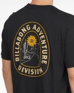 BILLABONG A/Div Barren Short Sleeve T-Shirt BLACK -Mens Accessories Sales 2022 abyzt00840 billabongw blk dtl1 1