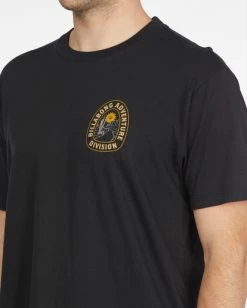 BILLABONG A/Div Barren Short Sleeve T-Shirt BLACK -Mens Accessories Sales 2022 abyzt00840 billabongw blk dtl2 1