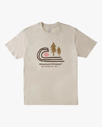 BILLABONG Park Lands Short Sleeve T-Shirt MOON 8 BILLABONG Park Lands Short Sleeve T-Shirt MOON - Image 8