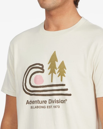 BILLABONG Park Lands Short Sleeve T-Shirt MOON 5 BILLABONG Park Lands Short Sleeve T-Shirt MOON - Image 5