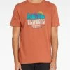 BILLABONG Woodland Short Sleeve T-Shirt RUST