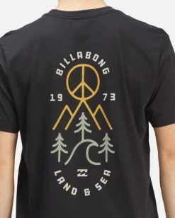 BILLABONG Tranquil Short Sleeve T-Shirt BLACK 11 BILLABONG Tranquil Short Sleeve T-Shirt BLACK -Mens Accessories Sales 2022 abyzt00844 billabongw blk dtl1 1