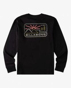 BILLABONG A/Div Landscape Long Sleeve T-Shirt BLACK 17 BILLABONG A/Div Landscape Long Sleeve T-Shirt BLACK -Mens Accessories Sales 2022 abyzt00845 billabongf blk bck1 1