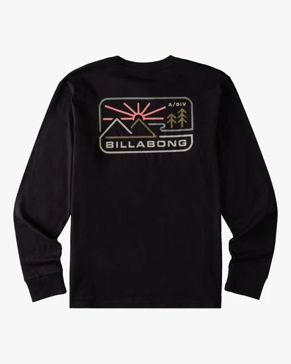 BILLABONG A/Div Landscape Long Sleeve T-Shirt BLACK 9 BILLABONG A/Div Landscape Long Sleeve T-Shirt BLACK - Image 9