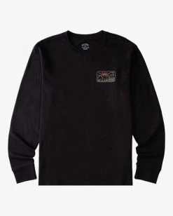 BILLABONG A/Div Landscape Long Sleeve T-Shirt BLACK 16 BILLABONG A/Div Landscape Long Sleeve T-Shirt BLACK -Mens Accessories Sales 2022 abyzt00845 billabongf blk frt1 1