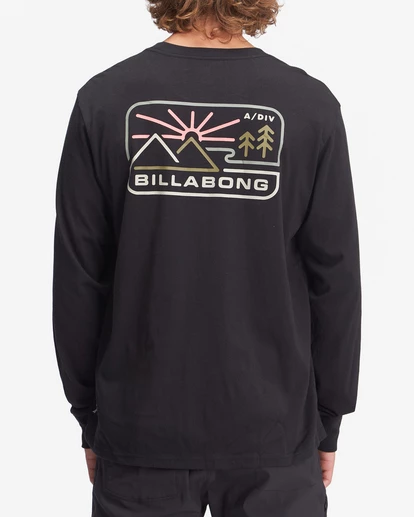 BILLABONG A/Div Landscape Long Sleeve T-Shirt BLACK 3 BILLABONG A/Div Landscape Long Sleeve T-Shirt BLACK - Image 3