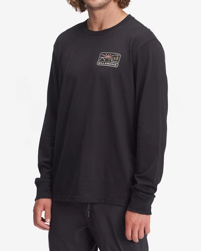 BILLABONG A/Div Landscape Long Sleeve T-Shirt BLACK 2 BILLABONG A/Div Landscape Long Sleeve T-Shirt BLACK - Image 2